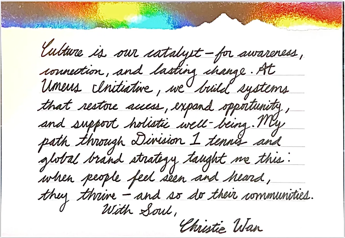 Founder's Message